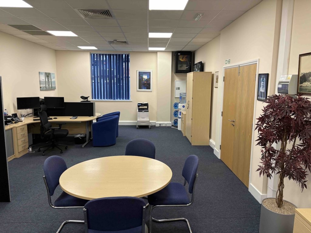 A furnished office at KBF House