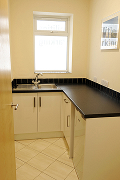 KBF House kitchenette
